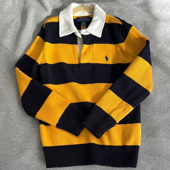 Polo Ralph Lauren Striped Rugby Sweater - Picture 1 of 1
